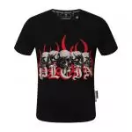 philipp plein t-shirts pour hommes skull fire